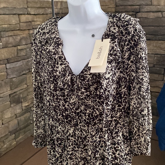 BA&SH
Erym ruffled printed crepon dress - Picture 7 of 10